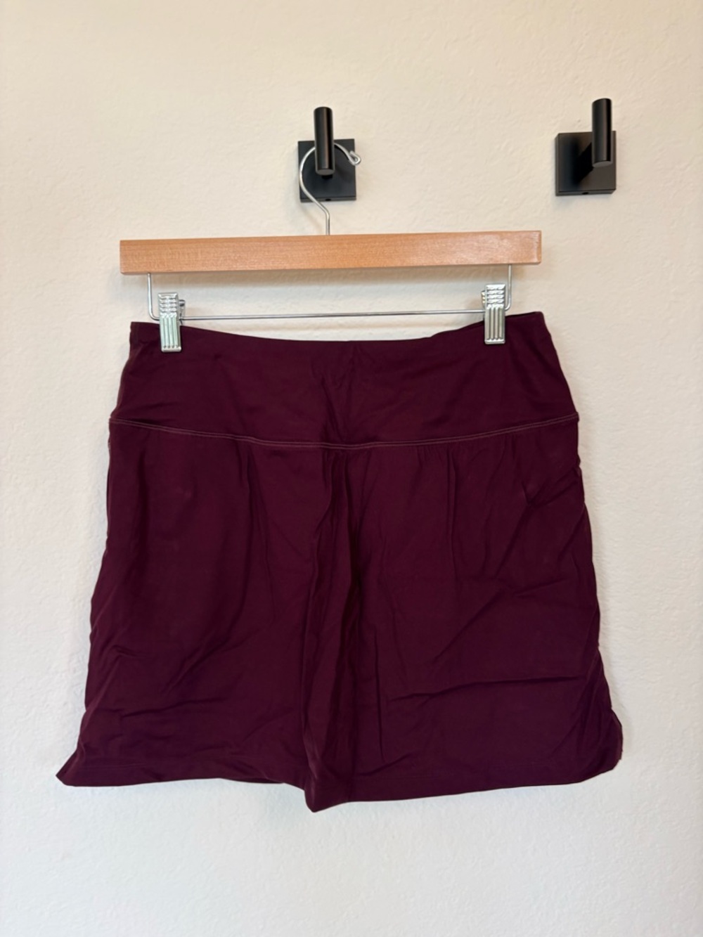CRZ YOGA Wine Athletic Skort with High Waist